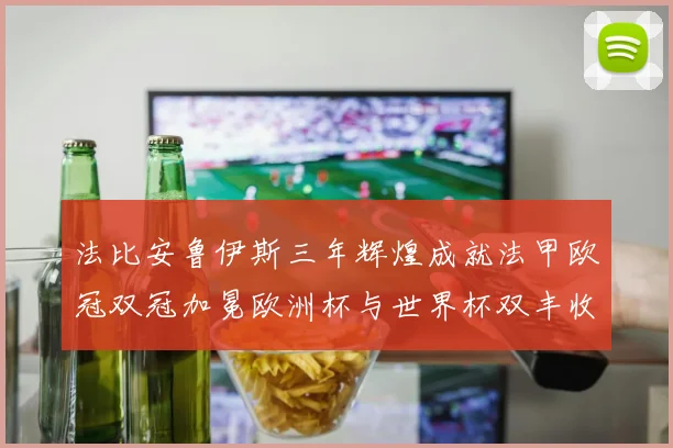 法比安鲁伊斯三年辉煌成就法甲欧冠双冠加冕欧洲杯与世界杯双丰收